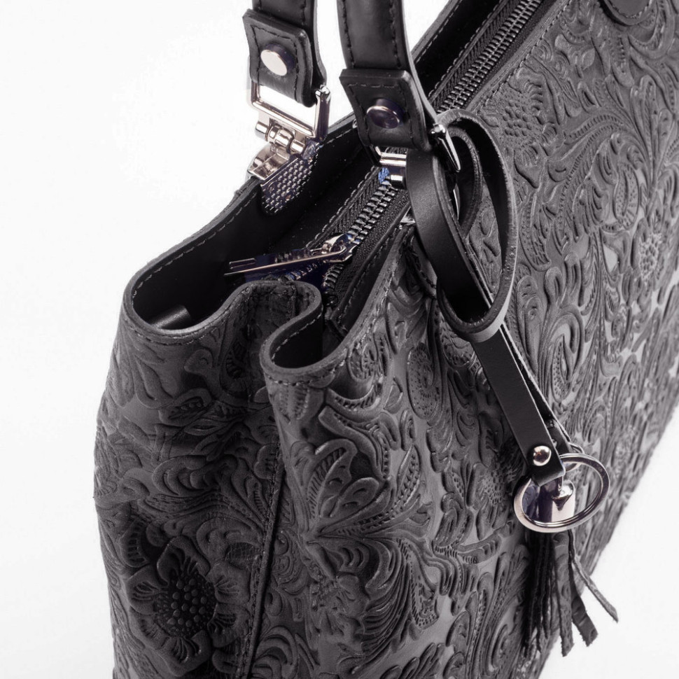 Сумка женская итальянская Roberta Firenze sissi 527 чёрная Сумка женская итальянская Roberta Firenze sissi 527 чёрная