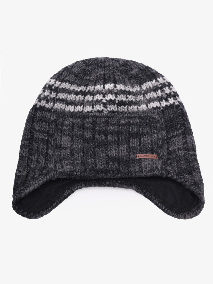 Ушанка 12859 MARHATTER антрацит (57-59) Ушанка 12859 MARHATTER антрацит (57-59)