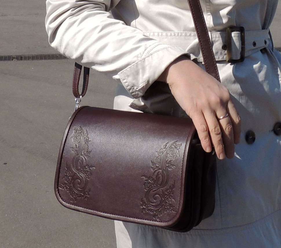 Сумка женская Natalia Kalinovskaya, "Стела" коричневая Сумка женская Natalia Kalinovskaya, "Стела" коричневая