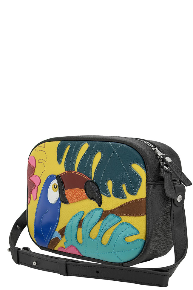 Сумка женская Protege, ДС-487-265, "Тукан №1" синий+черный+фиолетовый Сумка женская Protege, ДС-487-265, "Тукан №1" синий+черный+фиолетовый