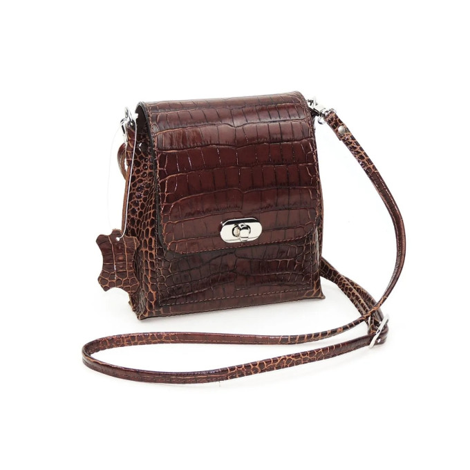 Сумка женская Natalia Kalinovskaya 76р.921 Рики коричневая рептилия Сумка женская Natalia Kalinovskaya 76р.921 Рики коричневая рептилия